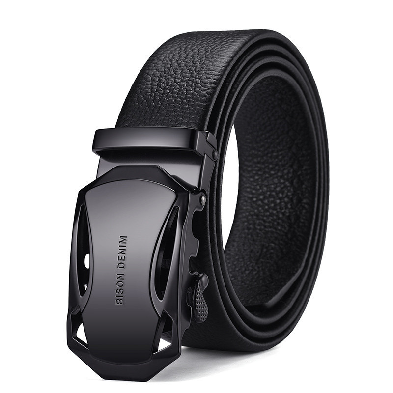 Ceinture homme en cuir à boucle automatique pour homme d’affaires – Image 7